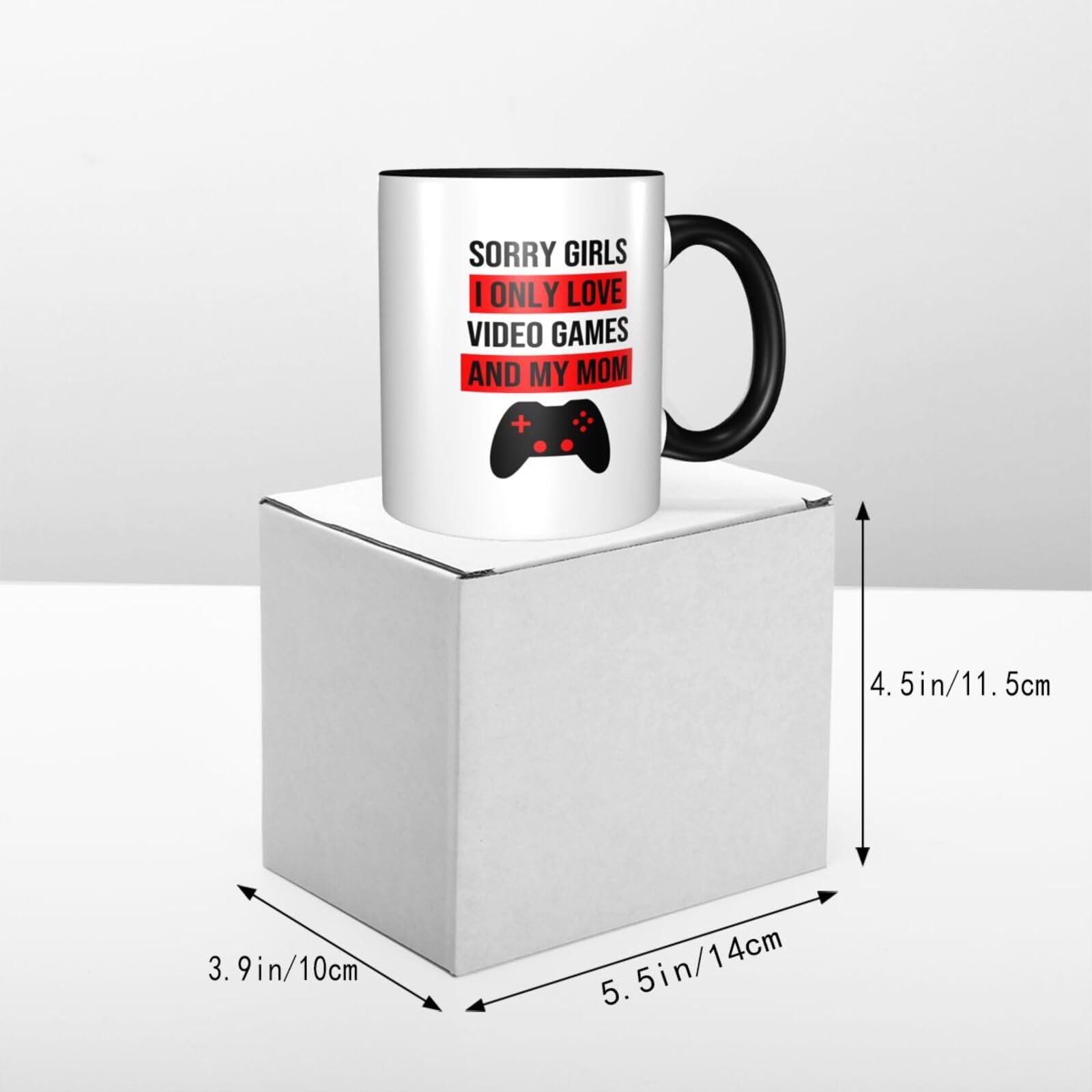 Funny Gaming Coffee Mug - Ceramic Gamer Gift for Men, Christmas & Valentine's Day Present - Perfect for Gamers, Office Use & Coffee Lovers