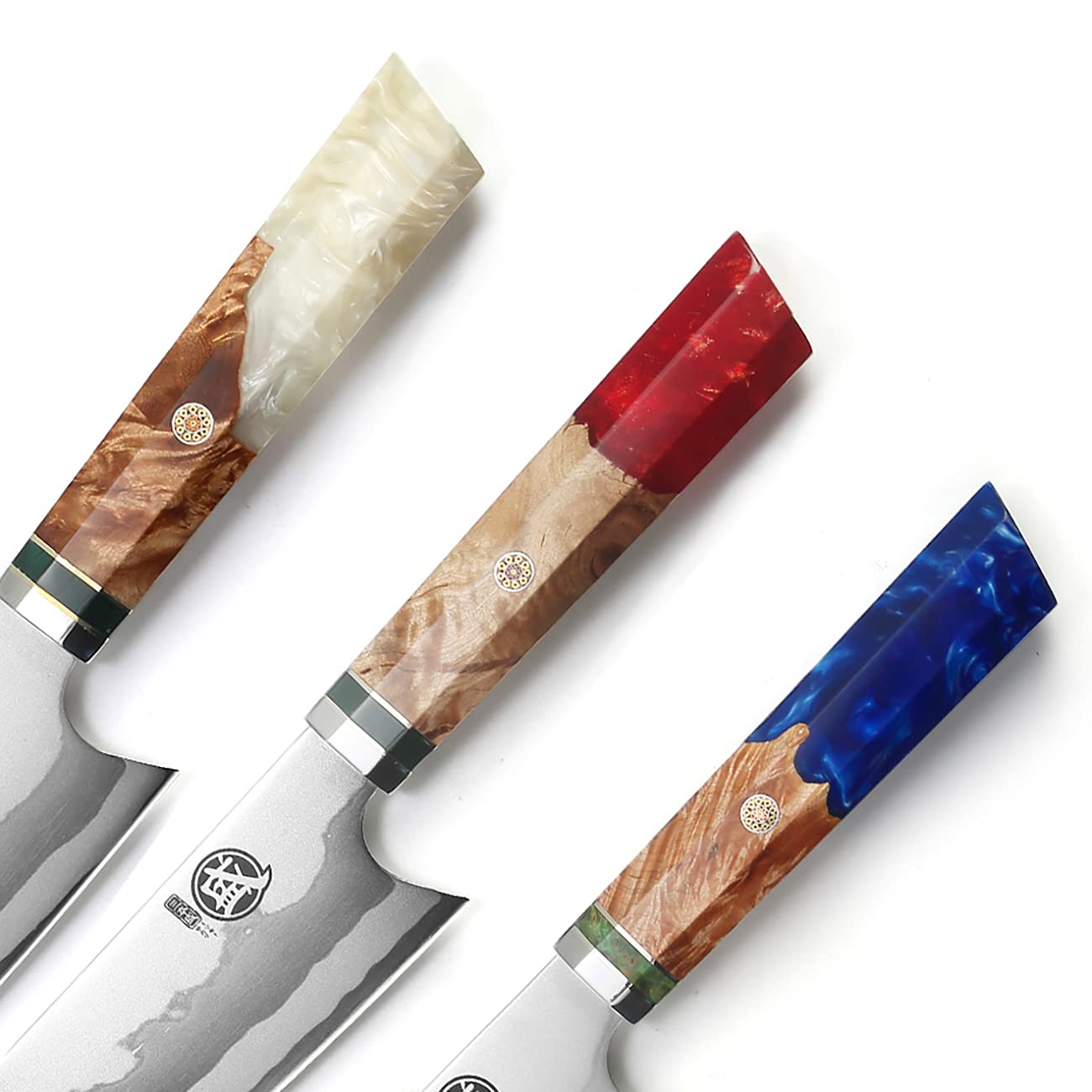 Premium 8-inch Japanese Kiritsuke Chef Knife - Hand-Forged 67-Layer 440C Damascus Steel - Professional Kitchen Knife for Meat, Sushi & Vegetables - Red Pomegranate Handle with Sandalwood Gift Box - Ideal for Home Chefs & Professional Kitchens