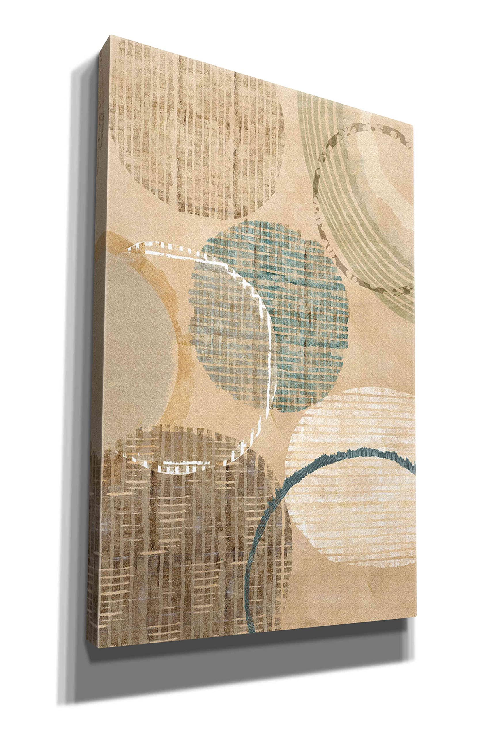 Flora Kouta Woven Baskets I Giclee Canvas Wall Art - 26x40 Inches Modern Home Decor for Living Room, Bedroom & Office