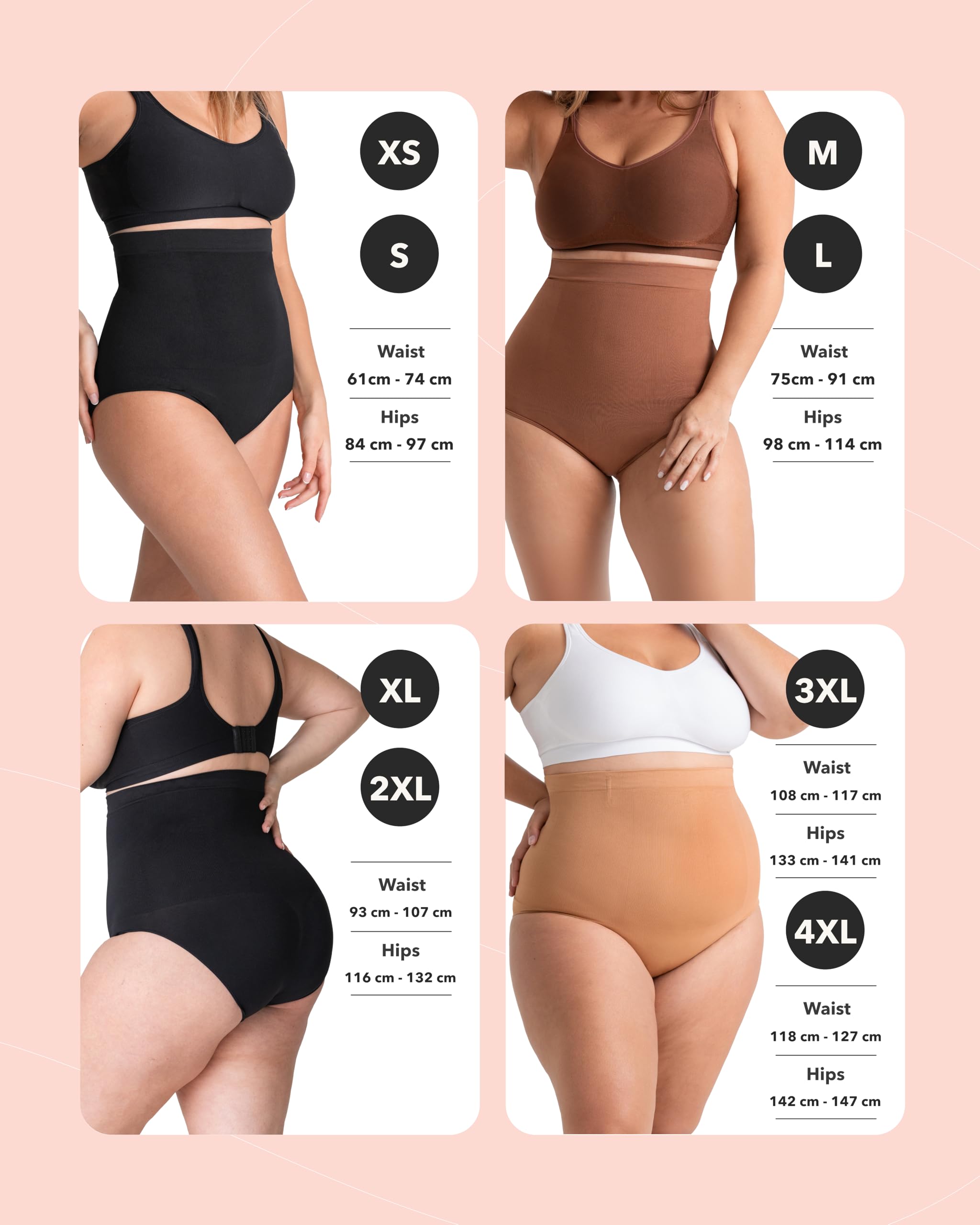 Best Shapermint Tummy Control Shapewear for Women - High Waisted Body Shaper Panty for Smoothing & Slimming - Perfect for Dresses, Workout & Everyday Wear