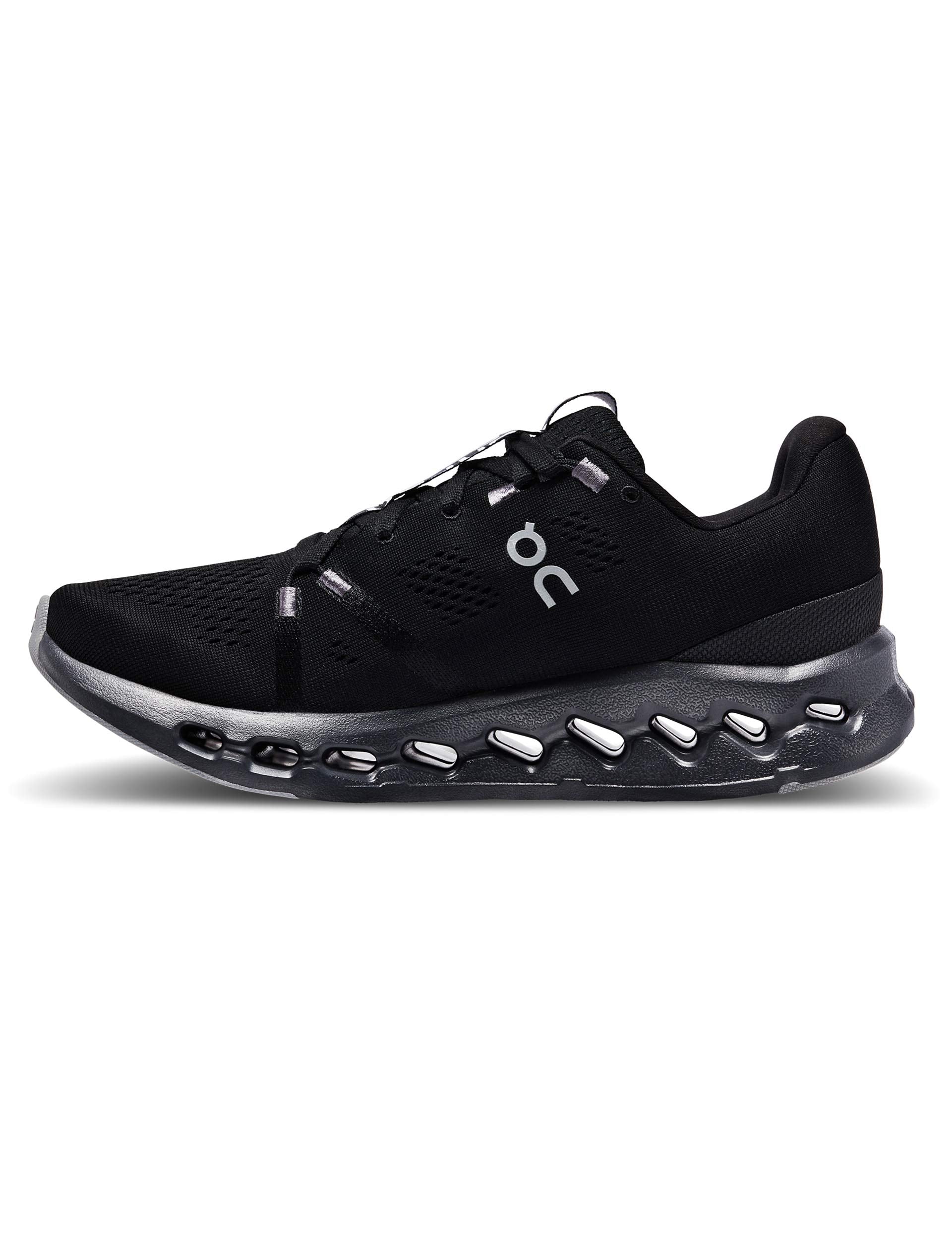 Cloudsurfer Running Shoes - All Black Men's & Women's Lightweight Athletic Sneakers for Jogging, Gym Workouts & Daily Wear