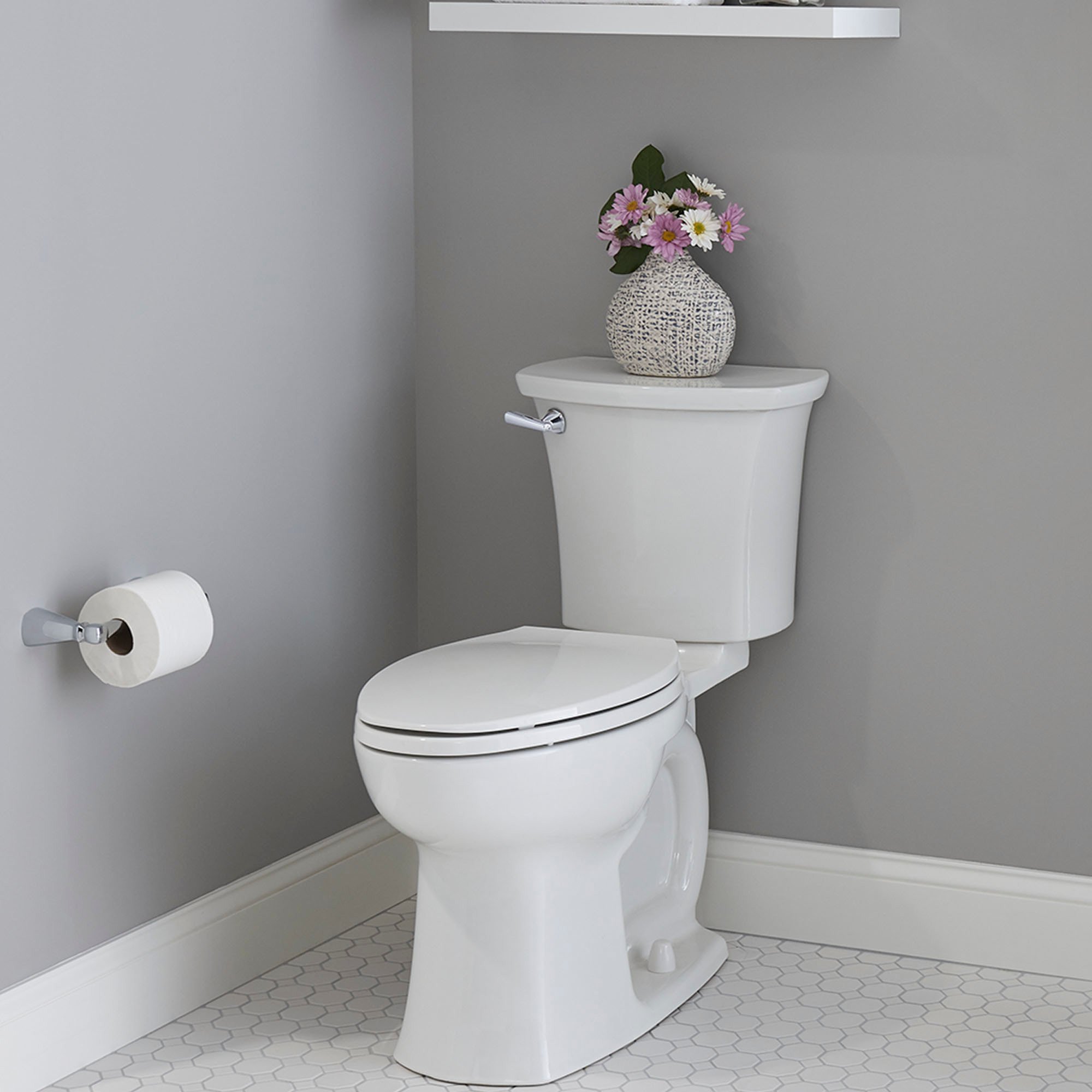 American Standard 7018230.002 Edgemere Polished Chrome Toilet Paper Holder - Durable Bathroom Tissue Roll Dispenser for Home & Commercial Use