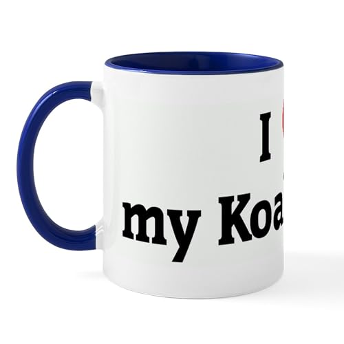 White/Navy Inside - I Love My Koala Bear! Mug