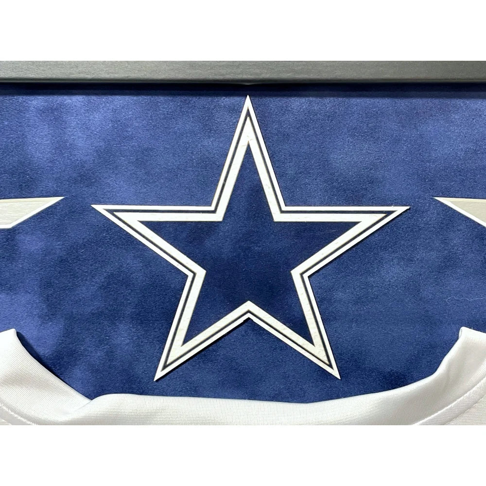 Deion Sanders Autographed Dallas Cowboys Jersey - Framed BAS Signed NFL Memorabilia for Sports Fans & Collectors - Perfect for Man Cave, Game Room Decor & Football Gift