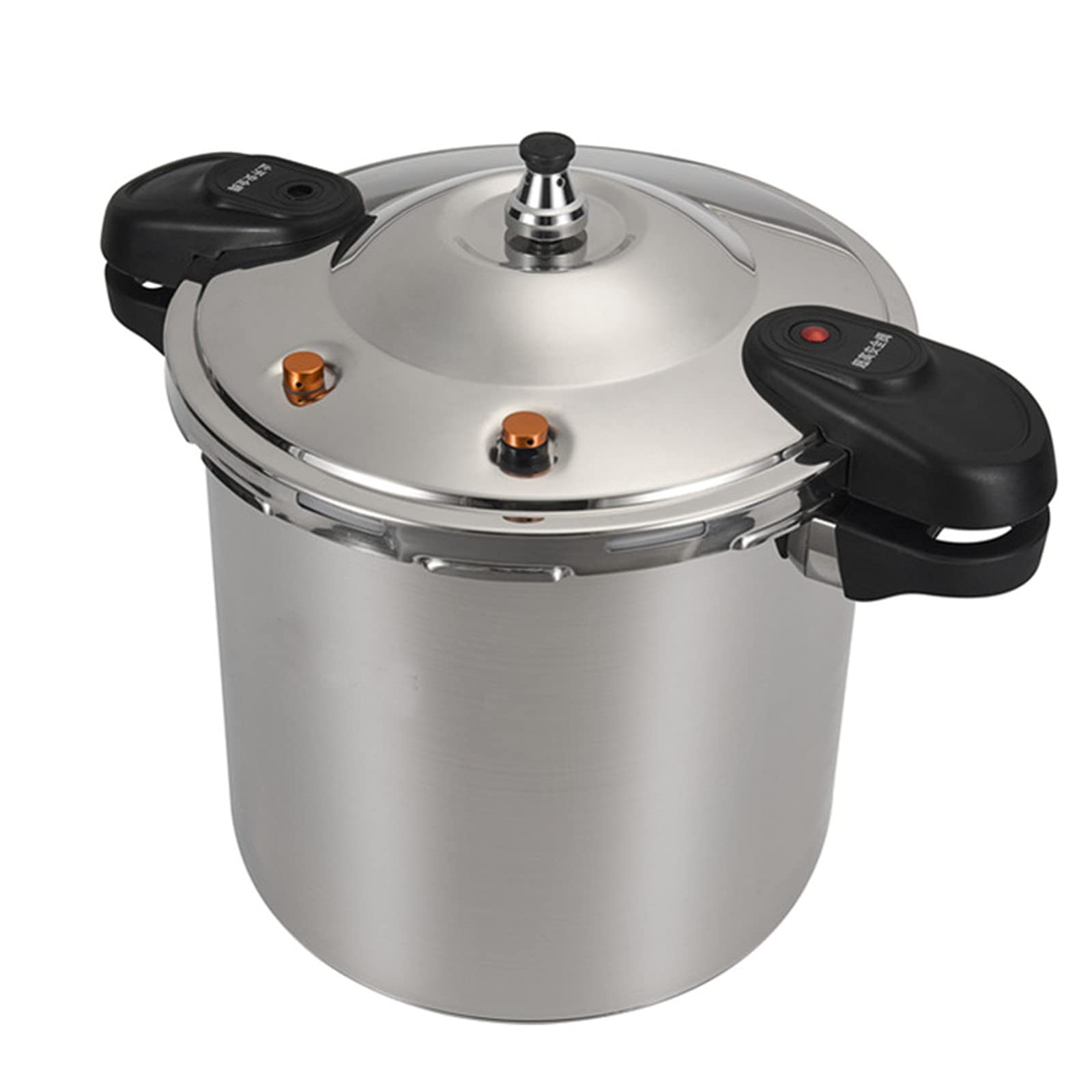Commercial High Pressure Cooker 16L - Explosion-Proof 304 Stainless Steel Large Capacity Pressure Cooking Pot for Restaurant, Hotel & Canteen Use - Silver | Perfect for Bulk Food Preparation & Catering Services