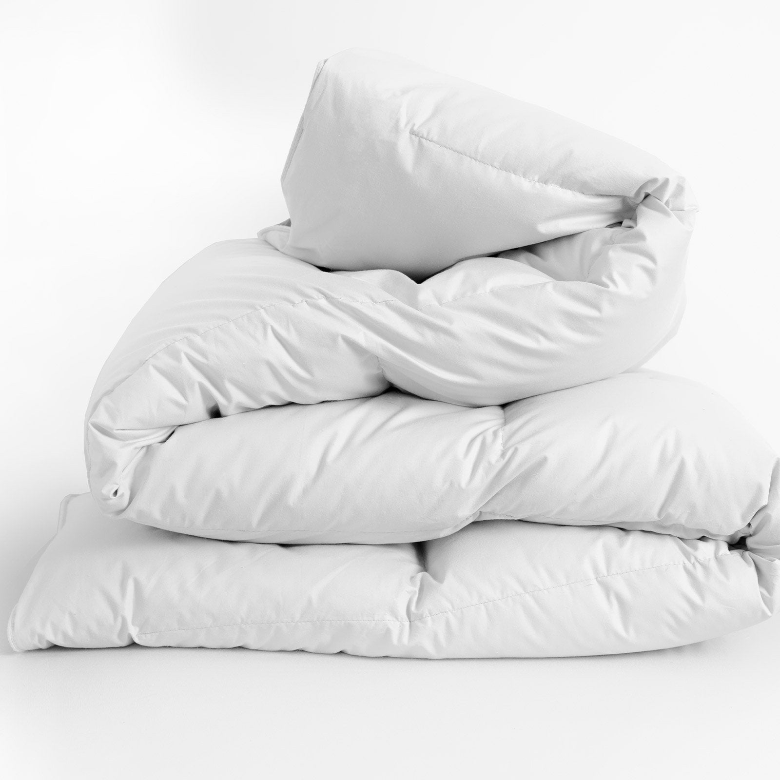 Casa Decor Silk Touch Quilt 360GSM All Seasons Antibacterial Hypoallergenic Double White - Luxury Bedding Set for Master Bedroom, Guest Room & Hotel Use