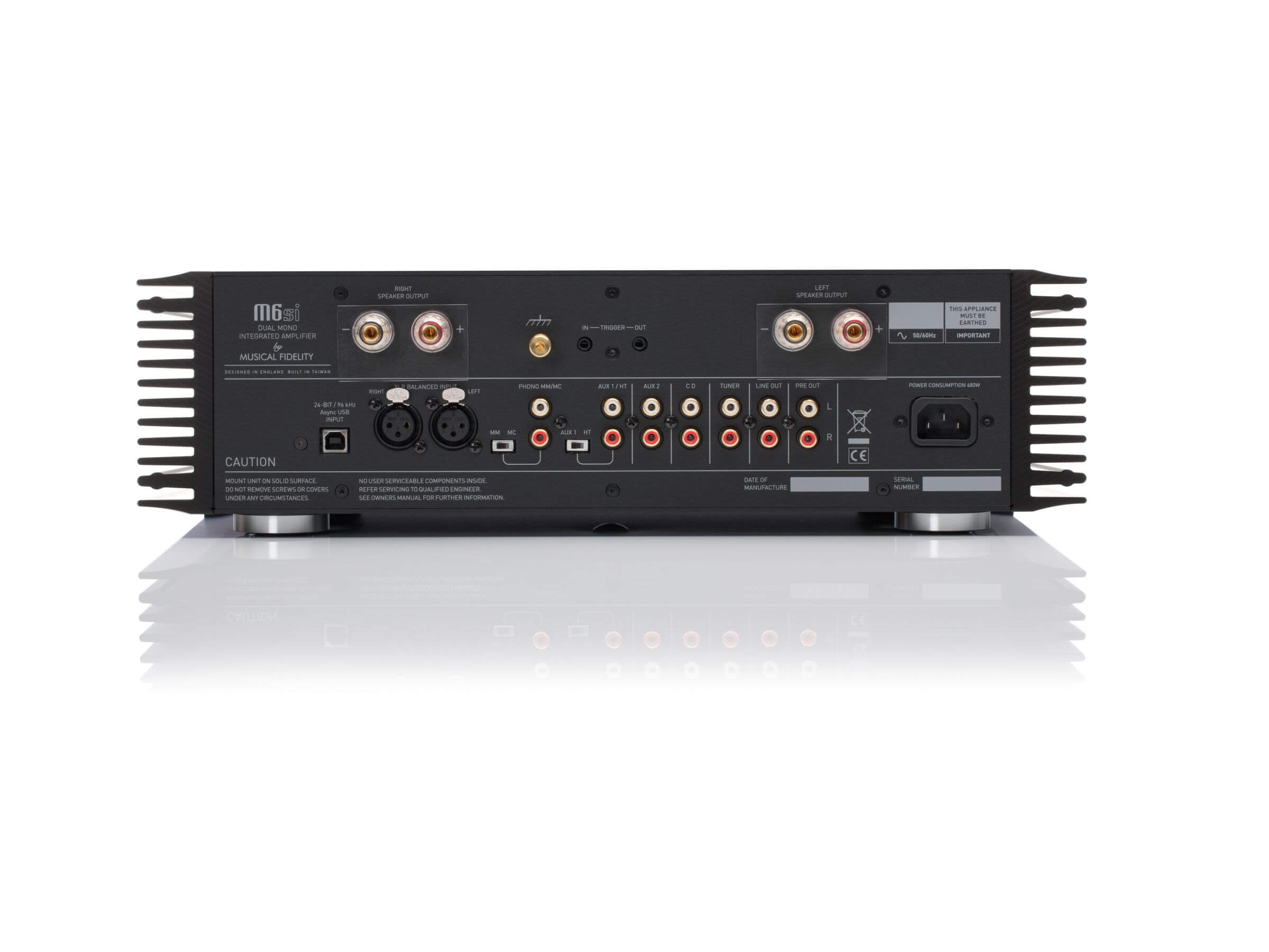 Musical Fidelity M6SI Integrated Stereo Amplifier - High-End Audio System for Home Theater & Music Listening