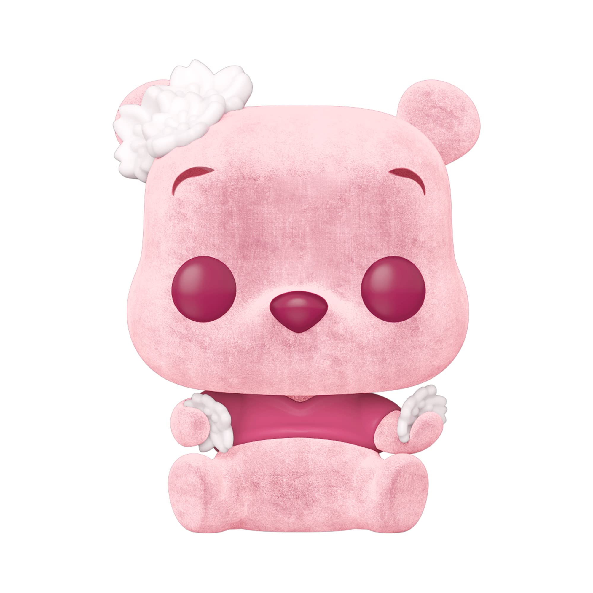 Winnie The Pooh Pop! Vinyl Figure - Disney Flocked Cherry Blossom Edition (9 cm) - Perfect for Disney Collectors, Home Decor & Gift Giving