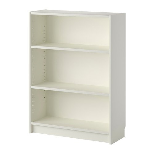 IKEA White Bookcase 826.201126.1818 - Modern Bookshelf for Home Office, Living Room & Bedroom Storage - Perfect for Organizing Books, Decor & Essentials