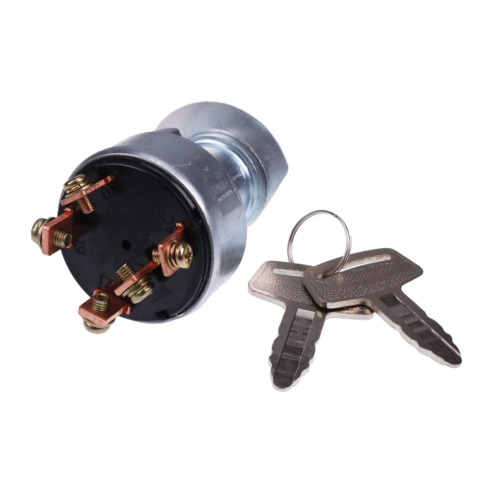 Kubota Ignition Starter Key Switch 1E013-63590 183827 - Compatible with D722, D902, D1305, V1305 Engines & Grasshopper Mowers 721, 721D, 721D2, 321D, 722D, 722D2, 322D, 725D, 325D, 729, 729G2, 729T6, 329, 928D, 928D2, 930D2, 428D - Replacement Part for Tractor & Lawn Mower Ignition System