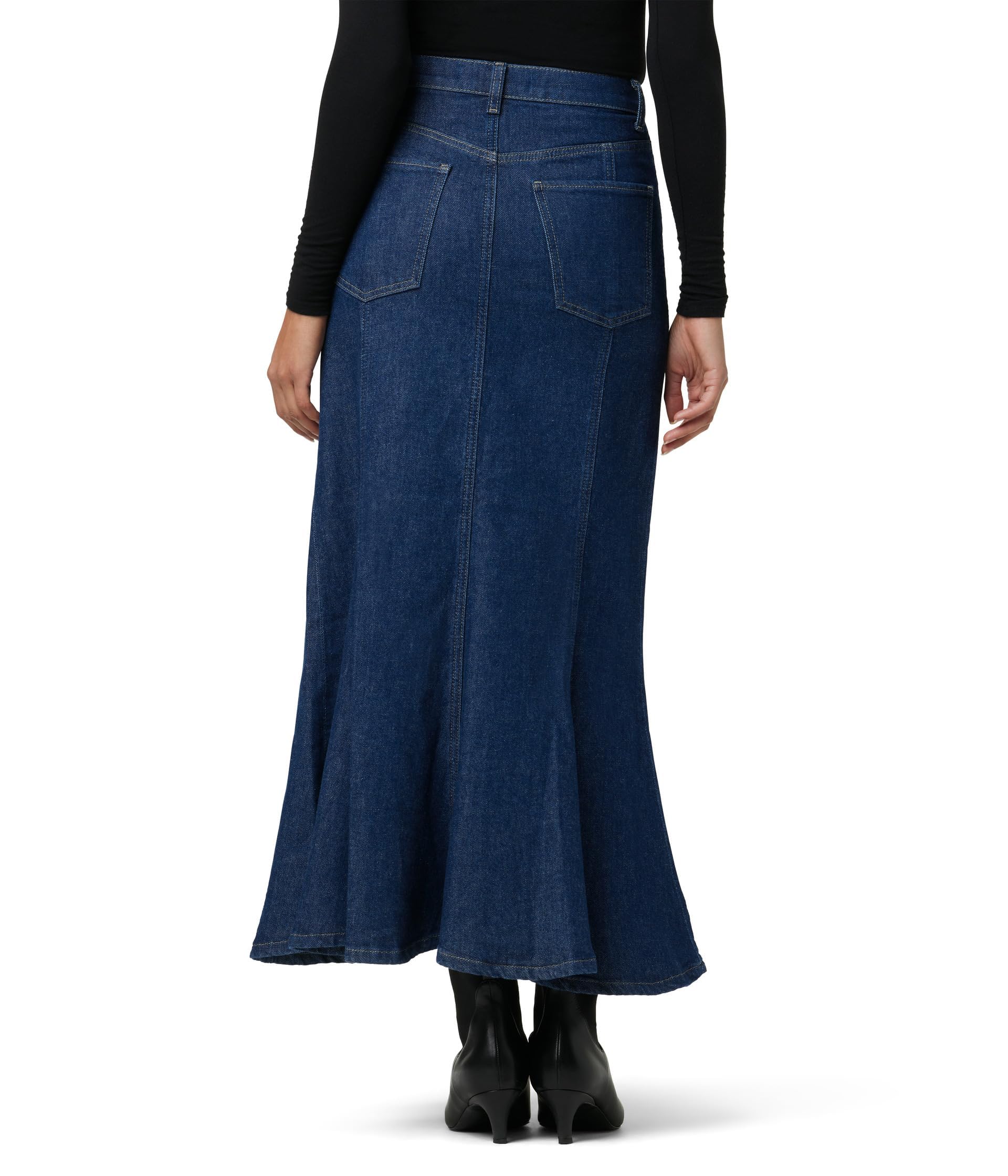 Joe's Women's The Melanie Skirt - Flowy Midi Skirt for Women, A-Line Pleated Skirt with Pockets, Casual & Office Wear, Perfect for Work, Date Night & Summer Outfits