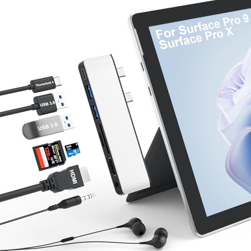 Surface Pro 9/Pro 10/Pro 11 Hub with 3.5mm Audio