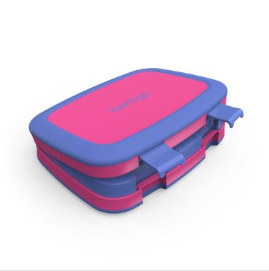 Bentgo Kids Lunch Box - Leak-Proof, BPA-Free, 5-Compartment Meal Container for School, Travel & Picnics - Bright Fuchsia Color