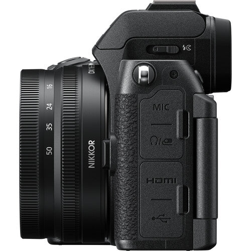 Nikon Z50 II Mirrorless Digital Camera with 16-50mm Lens Kit - Best for Travel, Vlogging & Photography | 4K Video, Compact & Lightweight Design