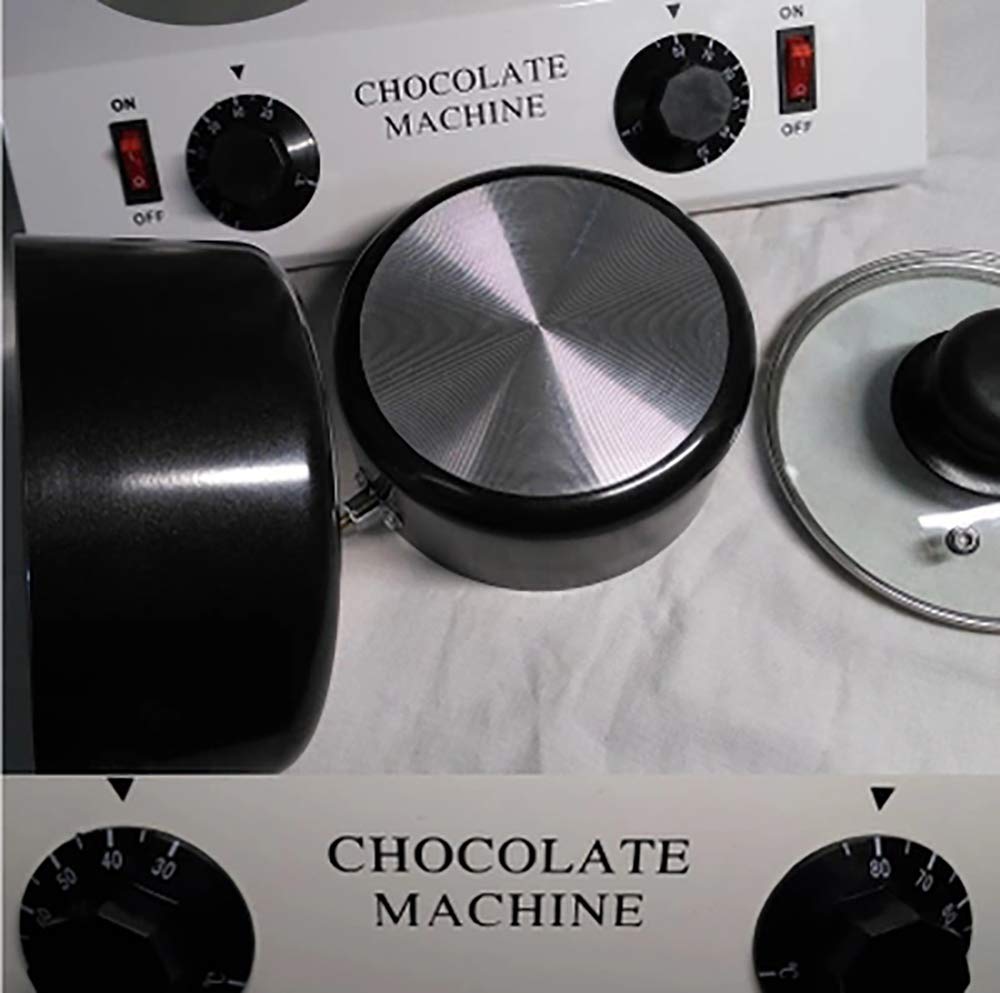 LANTAO Electric Chocolate Melting Pot - Double Boiler Warmer for DIY Candy, Soap & Candle Making (110V) - Perfect for Home Bakeries, Dessert Shops & Craft Studios