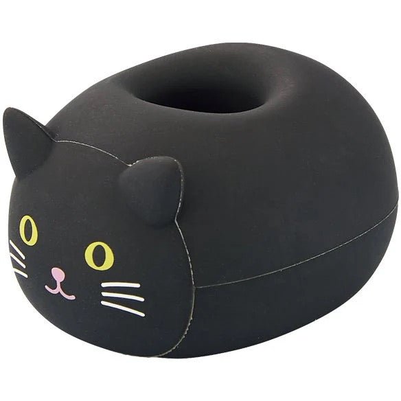 PuniLabo Nekorobi Cat Pen Holder - Cute Kawaii Desk Organizer for Office & School Supplies | Perfect for Writing, Drawing & Stationery Storage