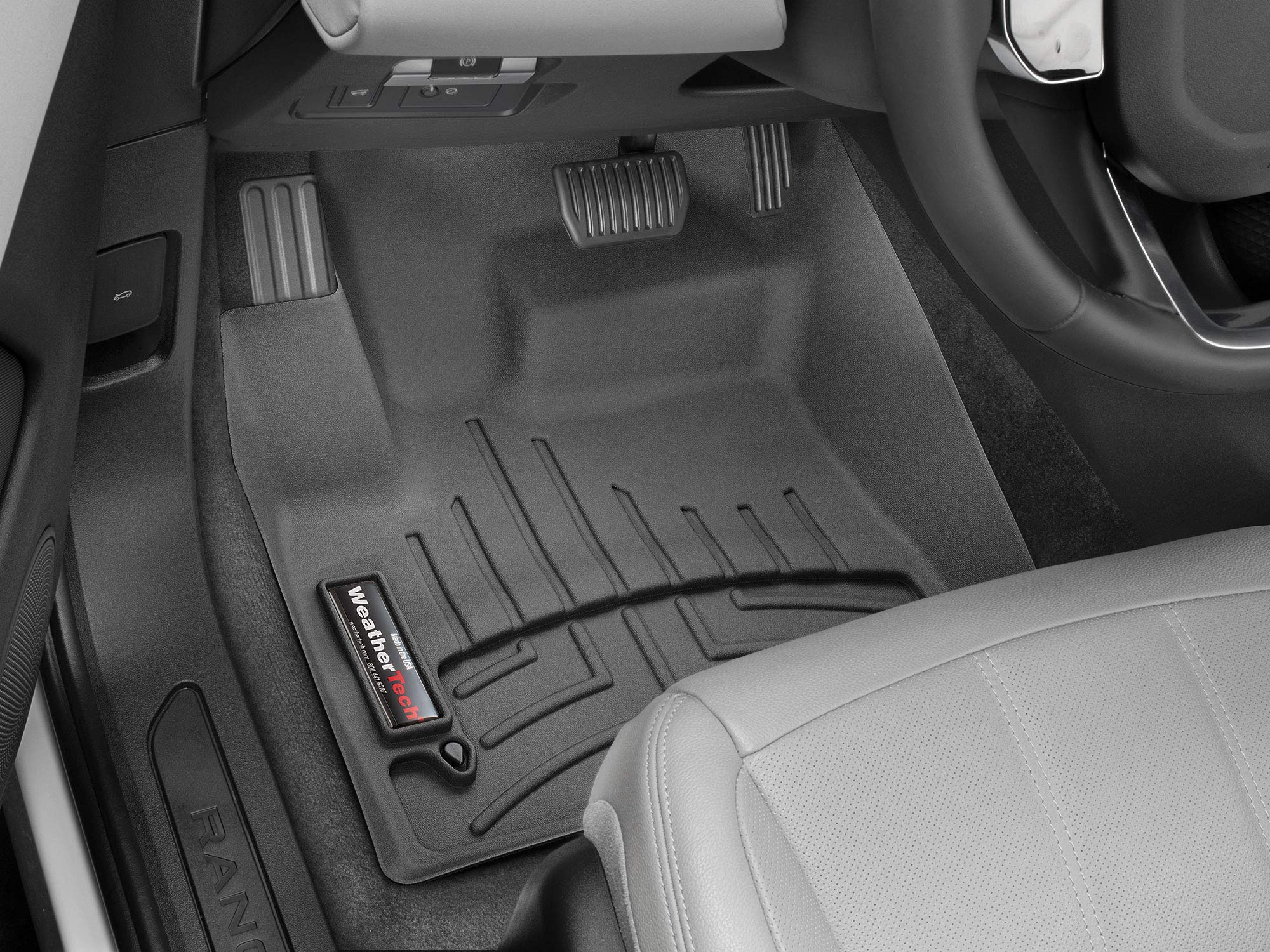 WeatherTech Custom Fit All-Weather Floor Mats for Cars & Trucks - Heavy Duty FloorLiner (Model 4415411) | Perfect for Winter Snow, Mud & Rain Protection | Durable Car Accessories for Daily Commute & Off-Road Adventures
