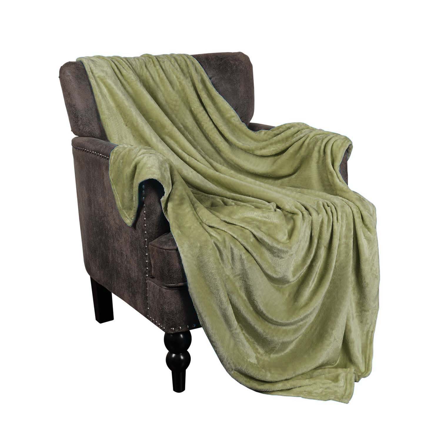 Soft Fleece Plush Blanket - Medium Weight Fluffy Cozy Throw for Couch, Bed & Home Decor - Perfect for Winter, Gifts & Relaxation