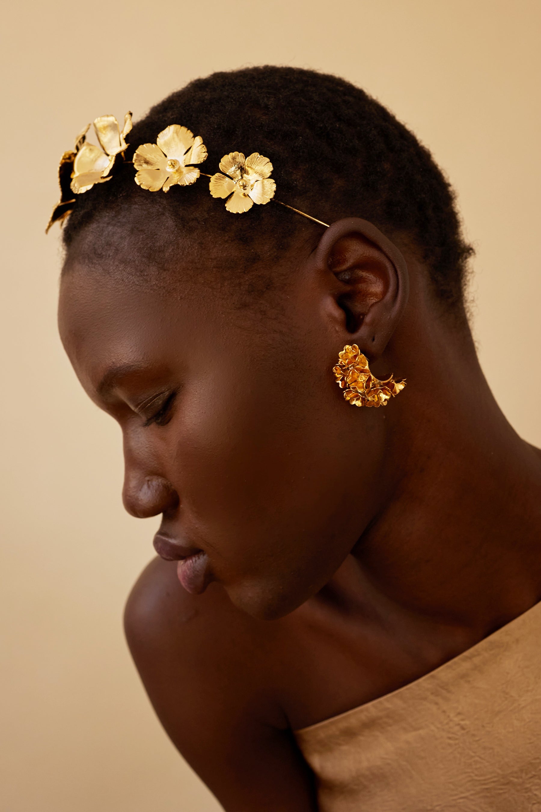 Eden Floral Headband for Women - Elegant Flower Hair Accessories for Weddings, Parties & Everyday Wear