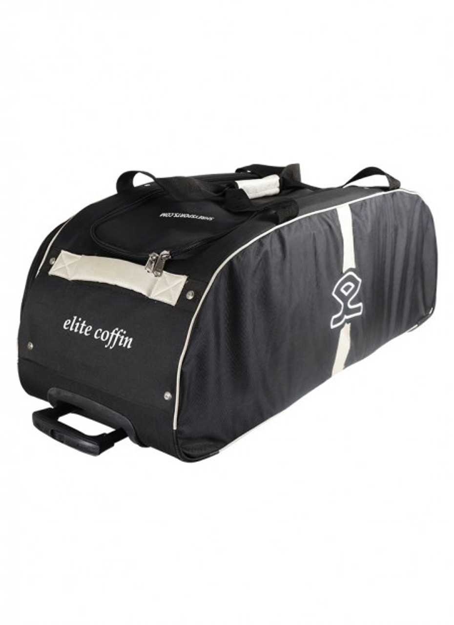 Shrey Elite Coffin Wheelie Cricket Kit Bag - Premium Cricket Equipment Storage with Wheels - Perfect for Cricket Matches, Practice & Travel