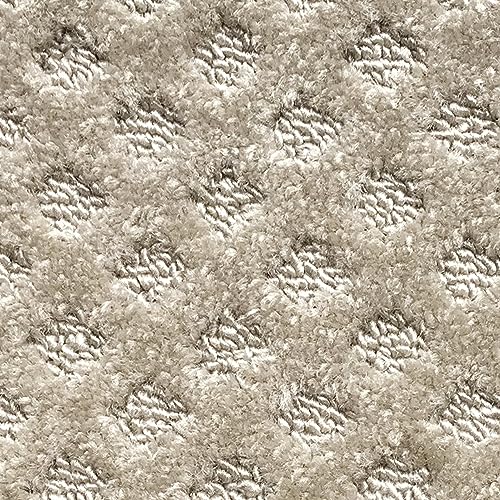 Cream Gray Mini-diamond Trellis