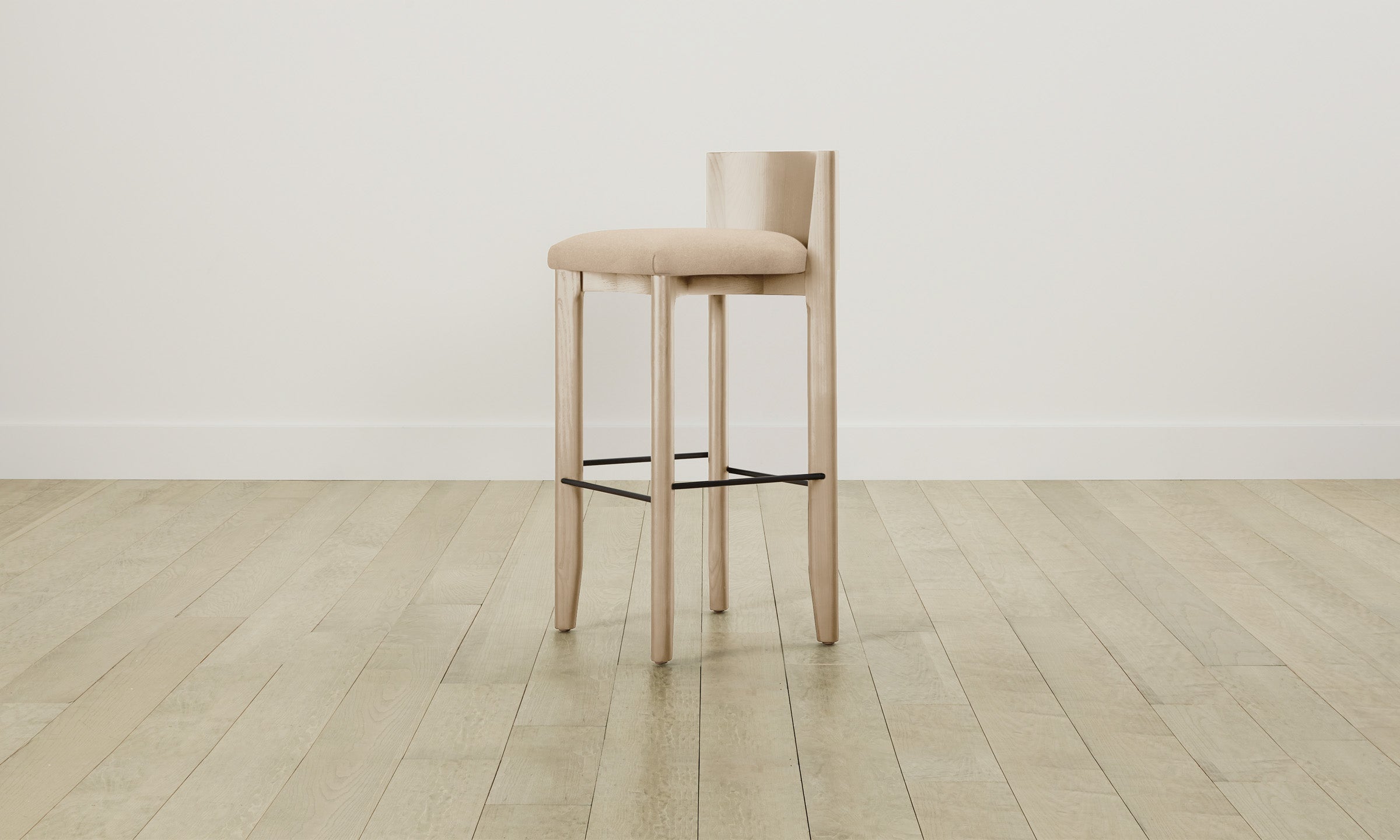Premium Velvet Bar Stools Set of 2 - The Delancey Counter Height Stools with Butter-Soft Performance Fabric - Perfect for Kitchen Islands, Breakfast Bars & Home Decor