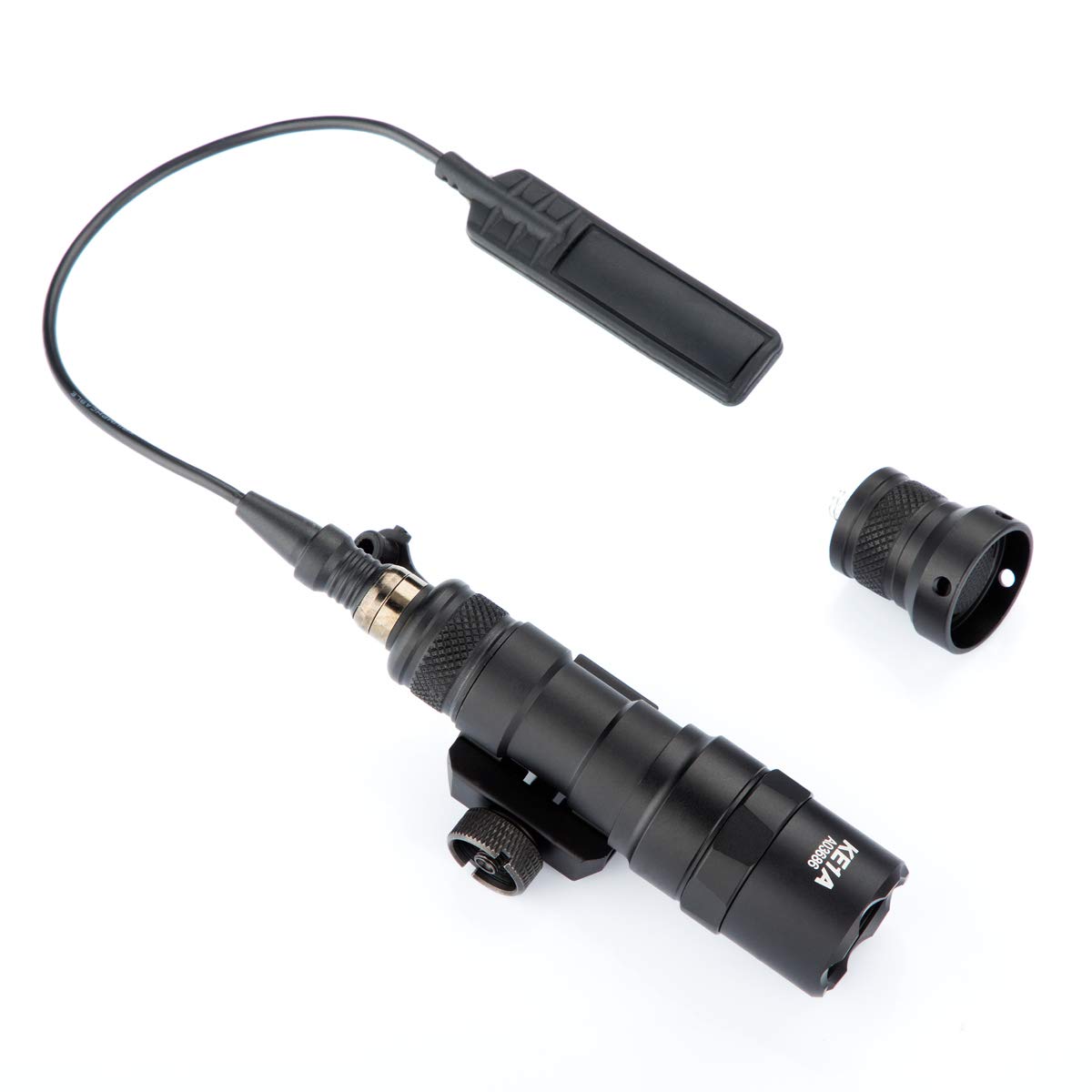 Tactical Picatinny Rail Flashlight - High Lumen Rifle Weapon Light for Hunting, Shooting & Outdoor Adventures