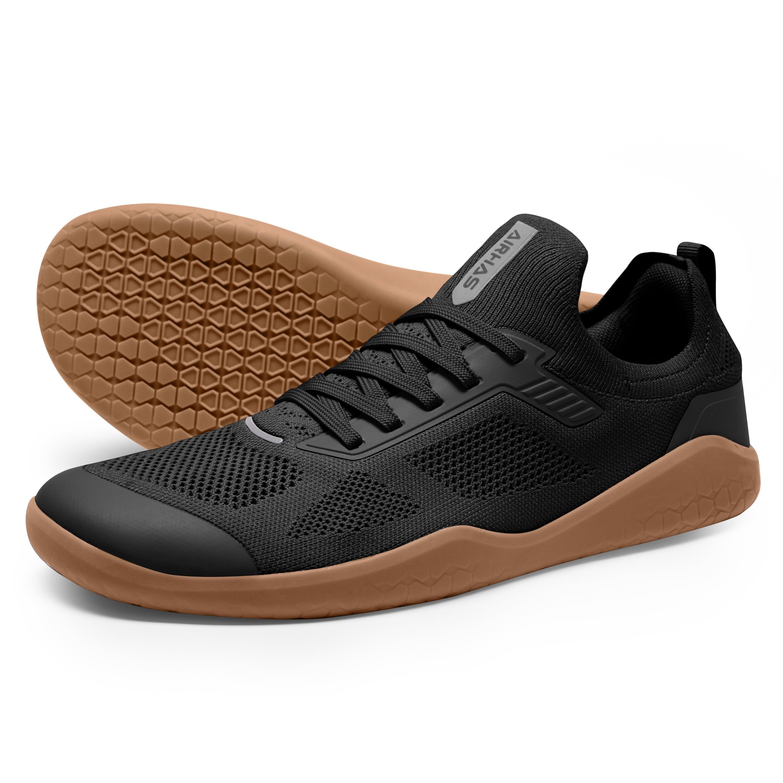 **Men's Barefoot Shoes - Zero Drop Running Shoes for Gym & Cross Training - Minimalist Sneakers with Wide Toe Box for Deadlifts & Natural Movement - Perfect for Trail Running, Workouts & Outdoor Activities**