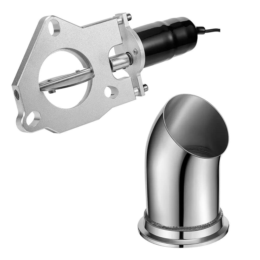 EVIL ENERGY Dual Electric Exhaust Cutout Valve with Remote Switch - 2.0/2.25/2.5/3 Inch Options - Performance Upgrade for Muscle Cars, Trucks & Off-Road Vehicles - Enhance Sound & Boost Horsepower