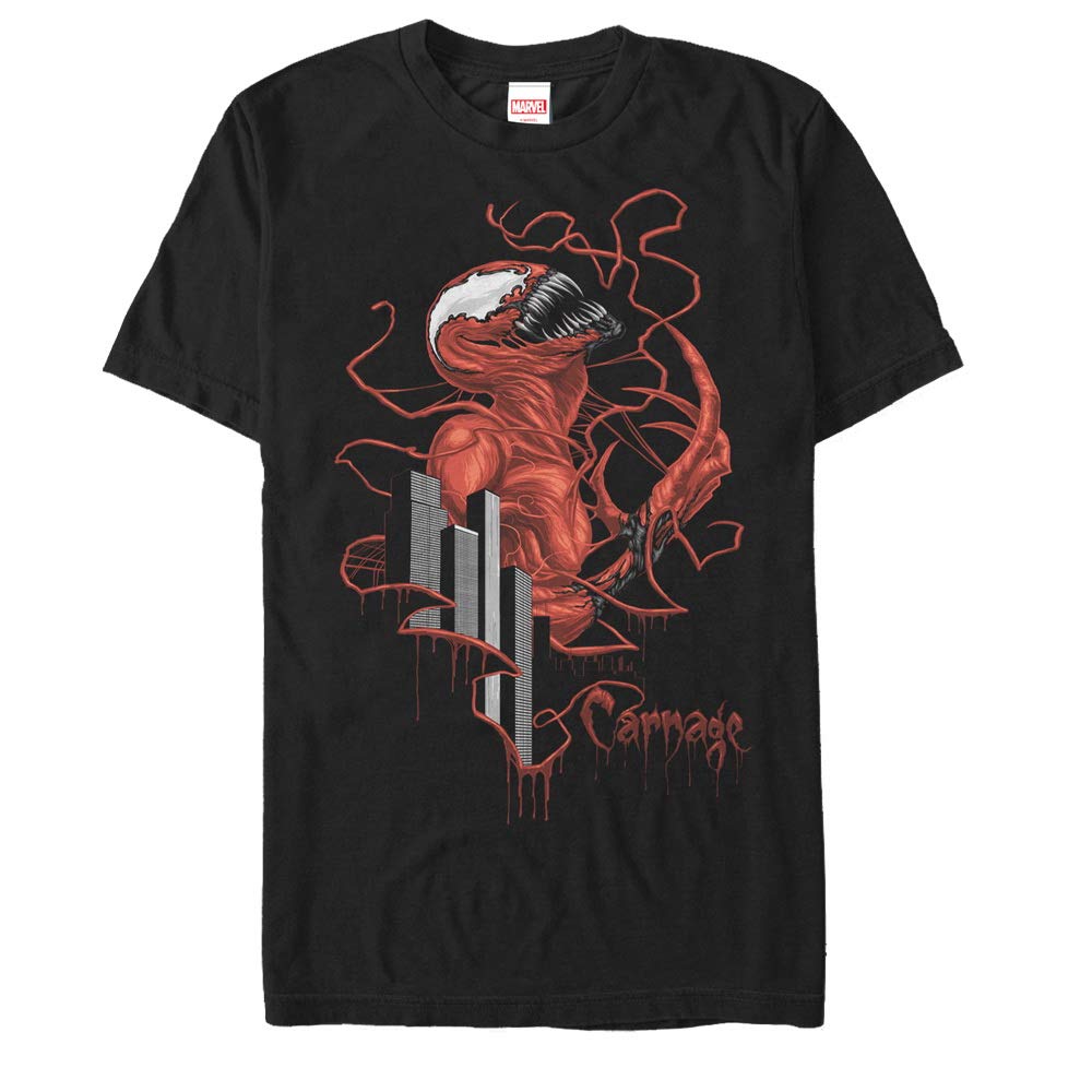 Marvel Rise of Carnage Graphic T-Shirt for Men - Superhero Comic Tee for Casual Wear & Marvel Fans