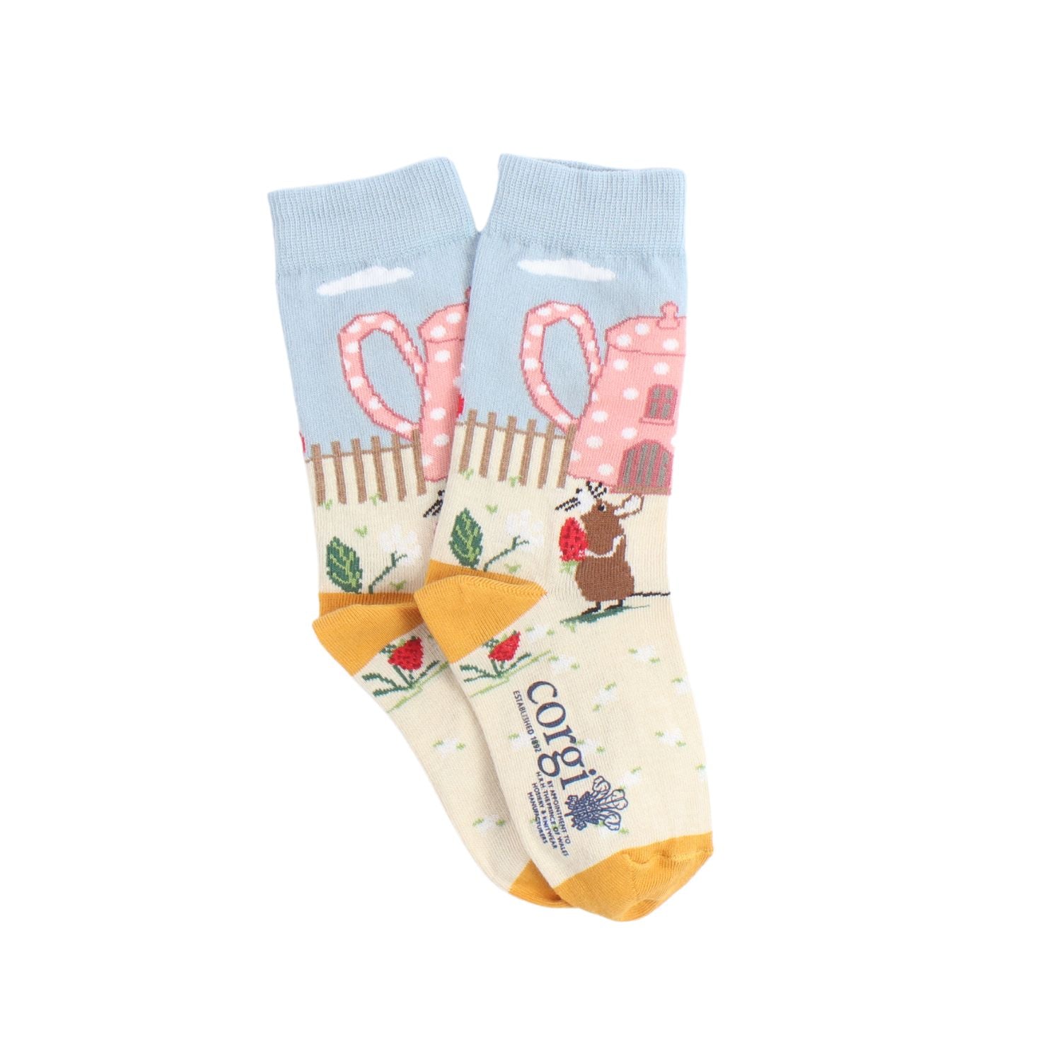 Kids Mouse House Cotton Socks - Soft & Comfortable Cotton Socks for Boys and Girls - Perfect for School, Playtime & Everyday Wear