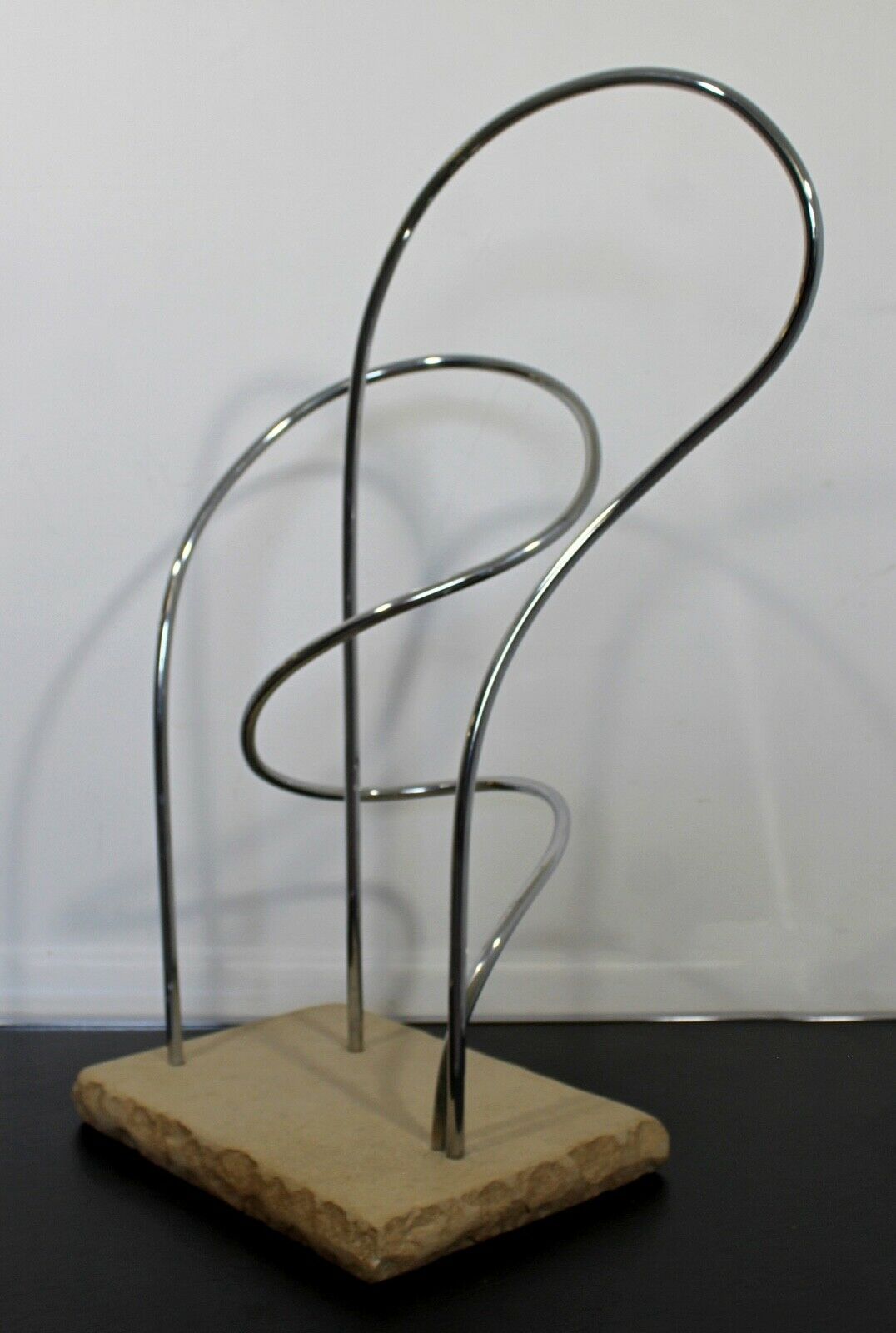 James Nani Untitled Large Metal Wire Interlinked Sculpture - Modern Abstract Art for Home & Office Decor | Perfect for Living Room, Bedroom, or Office Space