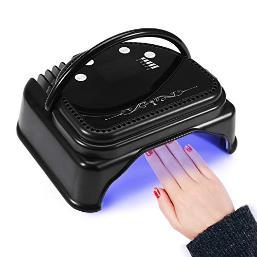 64W UV LED Nail Lamp - Professional Gel Nail Polish Curing Dryer with Timer, Portable Nail Art Machine for Home & Salon Use | Perfect for Manicures, Pedicures & DIY Nail Designs