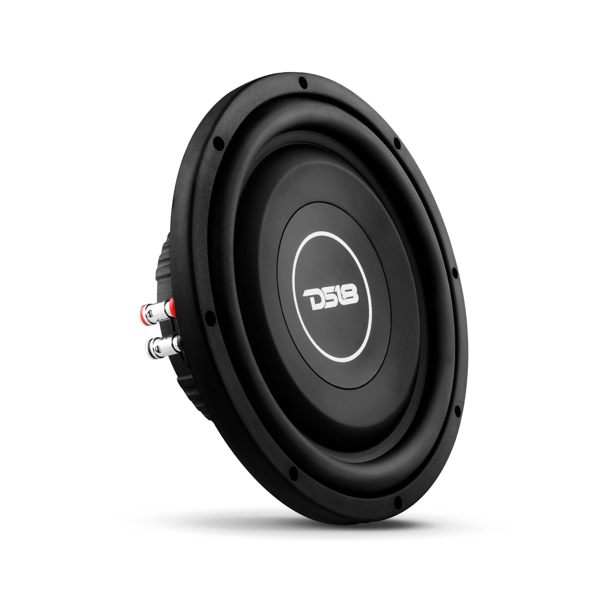 SRW Shallow Mount 10-Inch Subwoofer 200 Watts RMS DVC 4 Ohm - Powerful Car Audio Bass for Trucks & Compact Vehicles