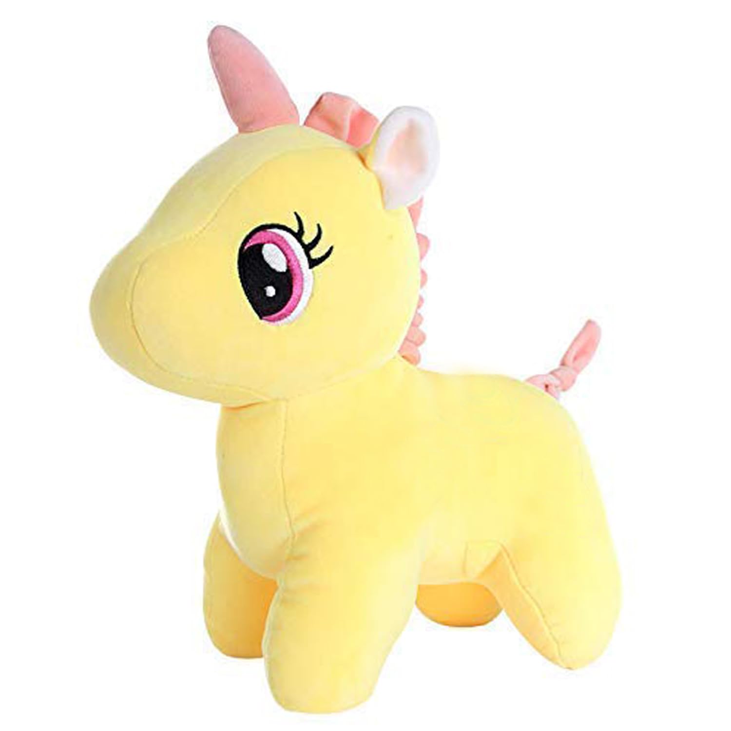 Babique Unicorn Teddy Bear Plush Toy - Soft & Cute Stuffed Animal for Kids, Boys & Girls (25cm/10in, Yellow) | Perfect Birthday Gift, Nursery Decor & Cuddly Companion for Toddlers