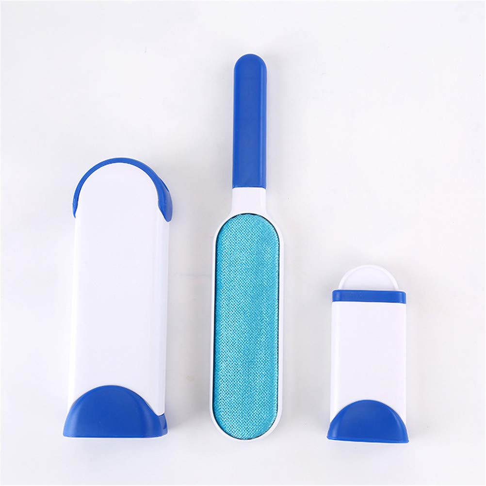 Pet Hair Remover Brush - Reusable Lint Roller for Clothes, Sofa, Carpet, Couch & Bedding - Effective Dog & Cat Hair Cleaning Tool for Home, Car & Travel Use