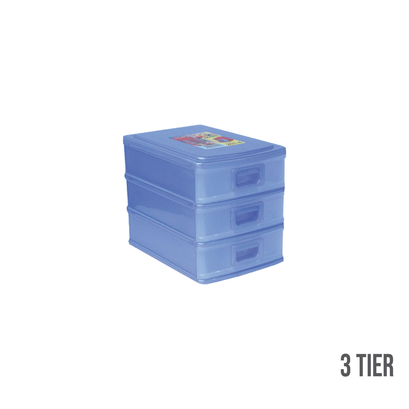 3 Tier Mini Drawer Organizer - Compact Storage Solution for Office, Bedroom, or Bathroom - Perfect for Organizing Jewelry, Makeup, Office Supplies & Small Items