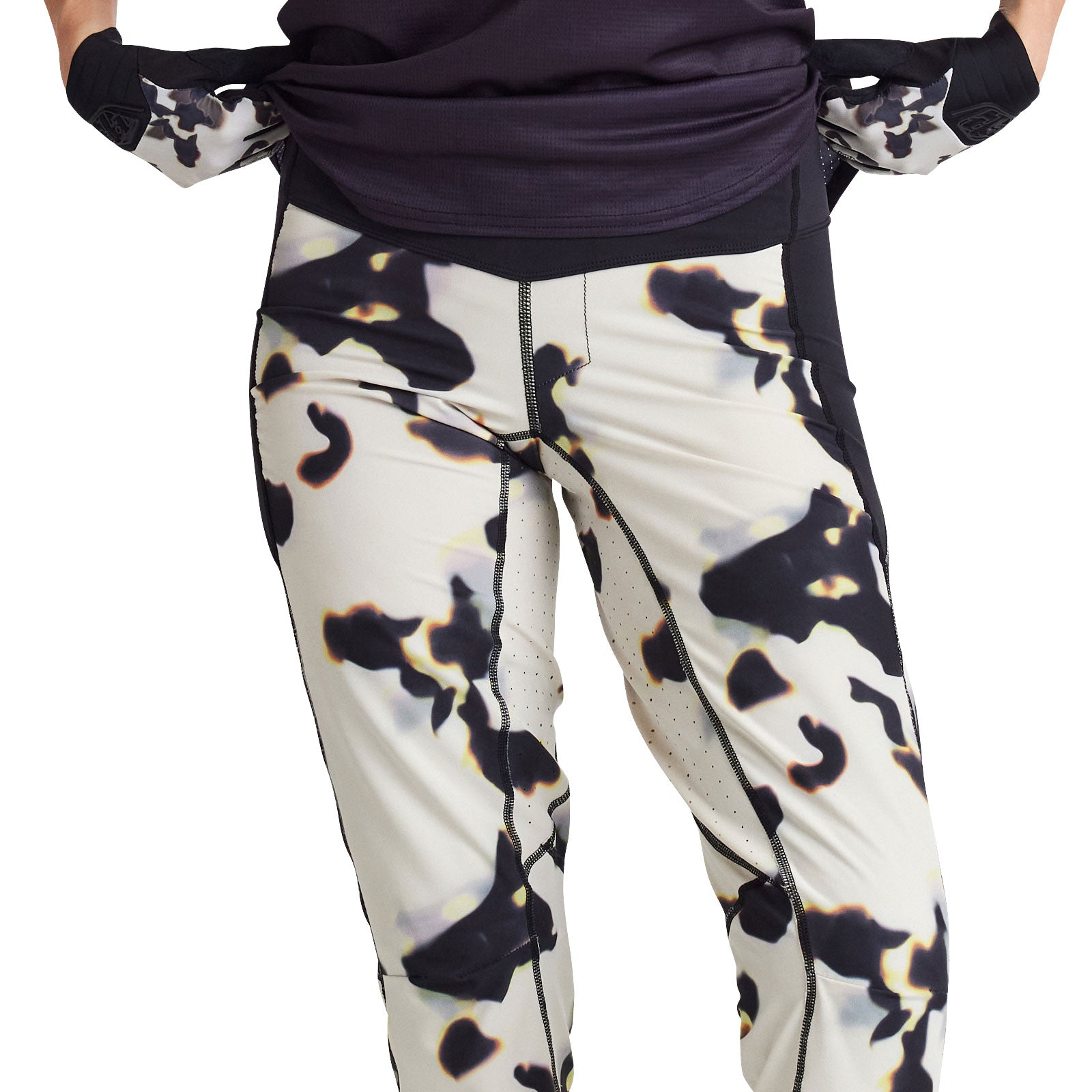 Women's Luxe High-Waist Pant Tortoise Cream - Comfortable & Stylish Trousers for Work, Office & Casual Wear