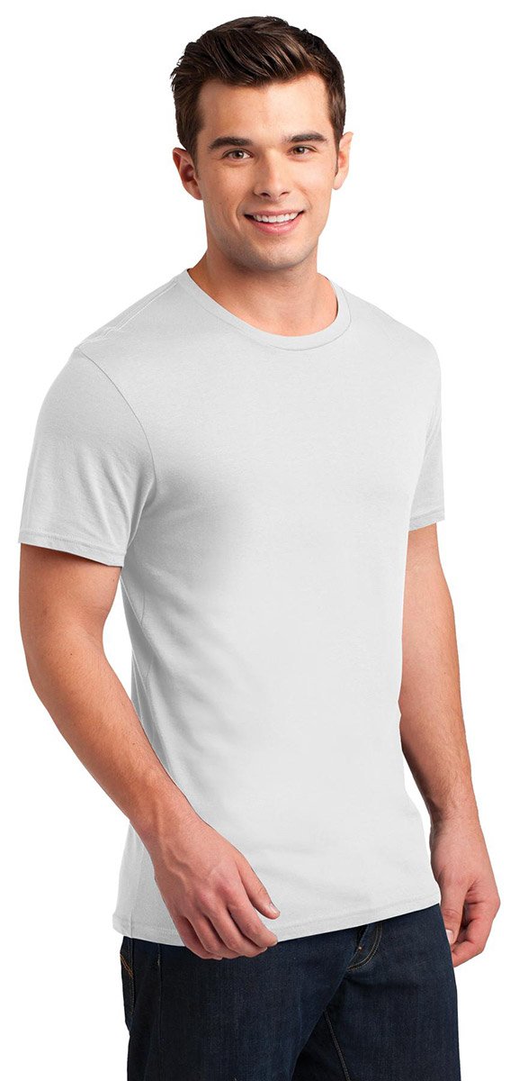 District Men's Young Vintage Wash Crew Tee - Soft Washed Cotton T-Shirt in Maritime Blue | Casual Streetwear & Everyday Comfort