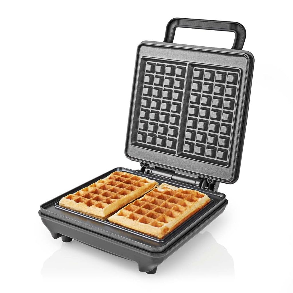 Belgian Waffle Maker - 22 x 12.5 cm - 1200W - Automatic Temperature Control - ABS/Aluminum - Perfect for Breakfast, Brunch & Family Gatherings