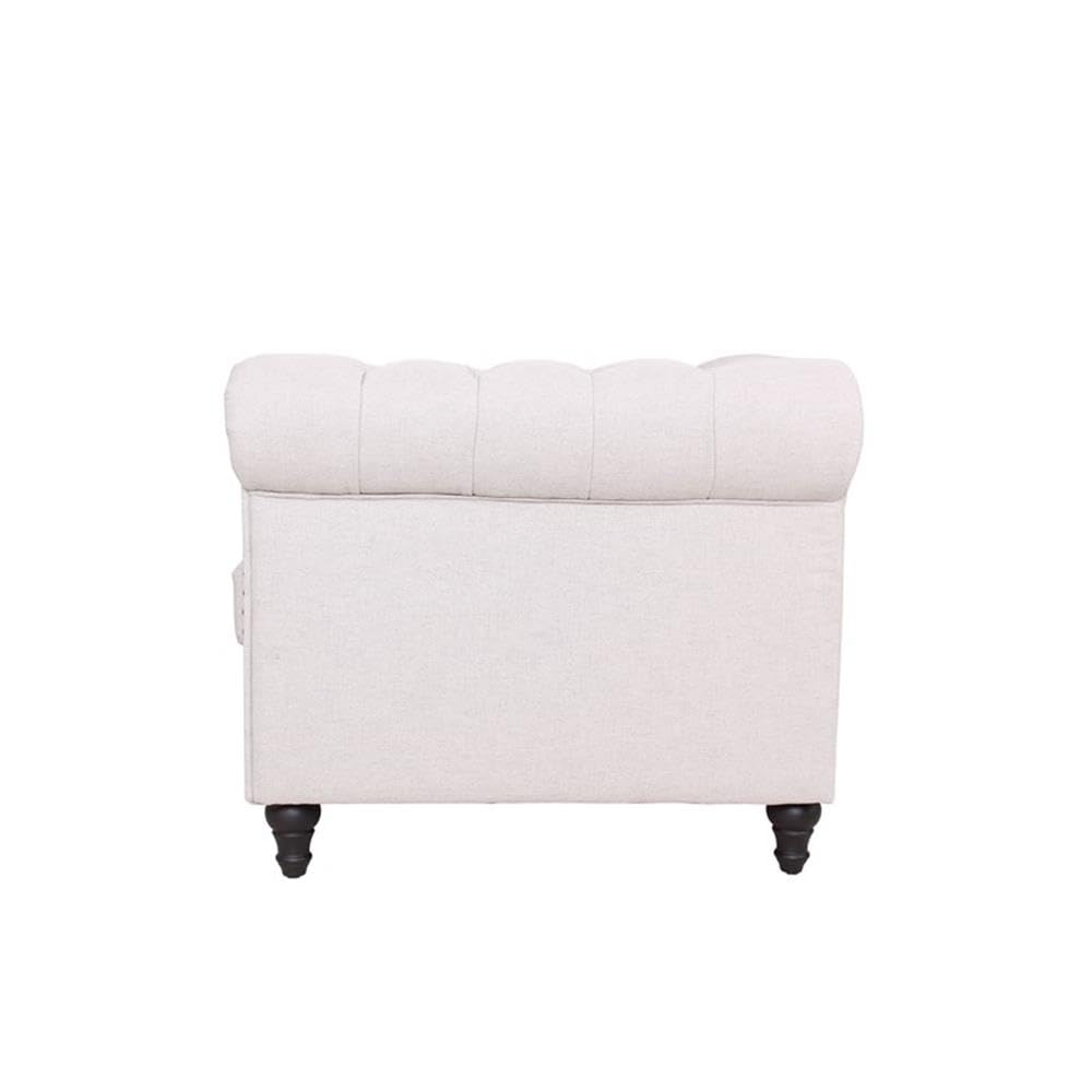 Premium 2-Piece Microfiber Sofa Set in Light Gray - Soft & Durable Living Room Furniture for Small Spaces | Perfect for Apartments, Condos & Cozy Homes