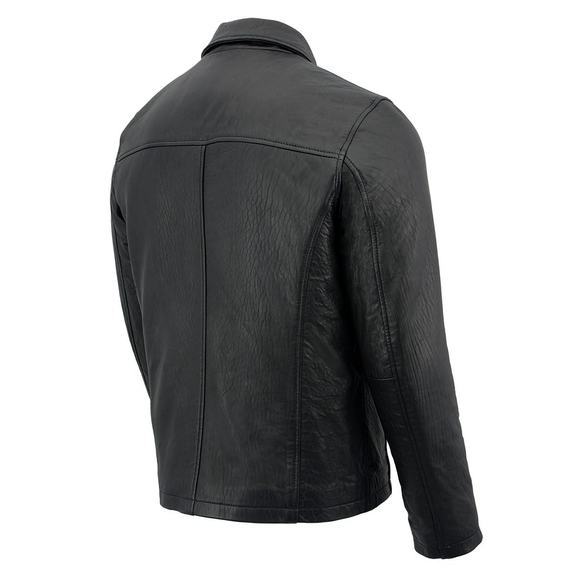 Premium Milwaukee Leather SFM1875 Men's New Zealand Lambskin Leather Jacket with Shirt-Style Collar - Stylish & Durable Outerwear for Motorcycle Riding, Casual Wear & Outdoor Adventures