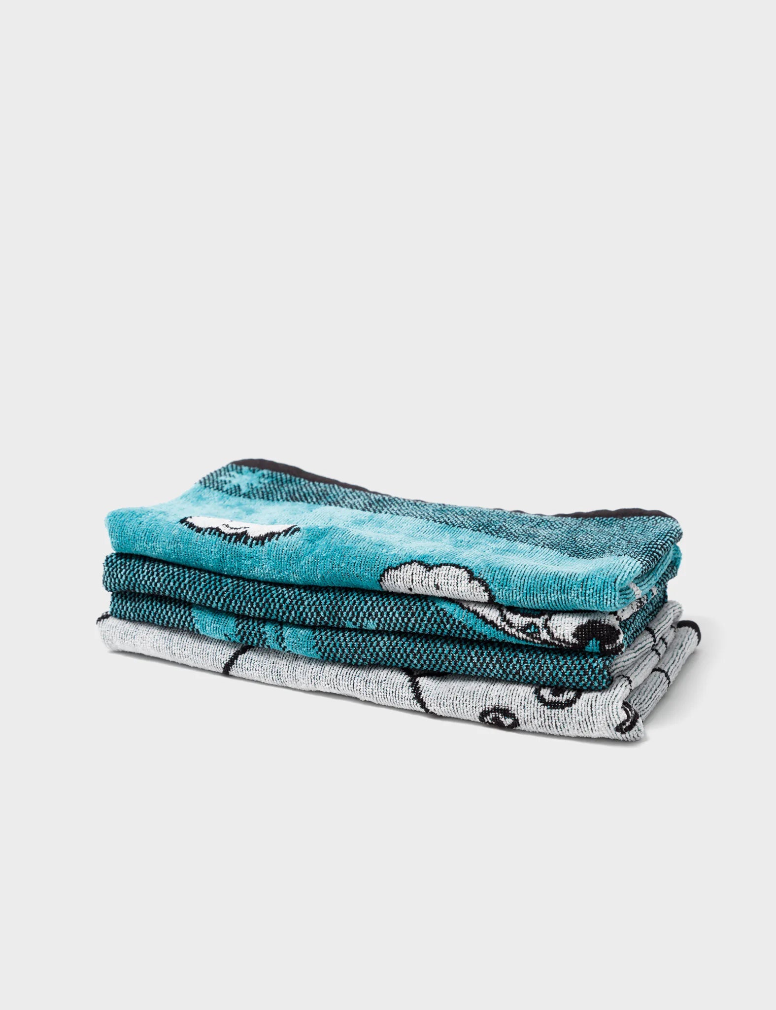 Premium Cotton Beach Towel with Spaceship Woven Design - Soft, Absorbent & Quick-Drying for Pool, Beach, Travel & Outdoor Adventures