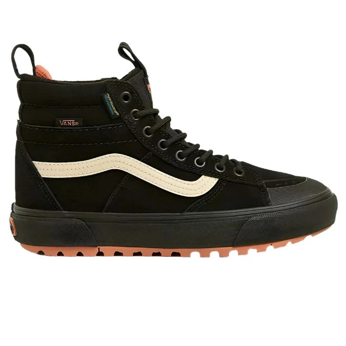 VANS MTE SK8-Hi Waterproof Boots for Men & Women - Black/Black - All-Weather Hiking & Outdoor Adventure Shoes