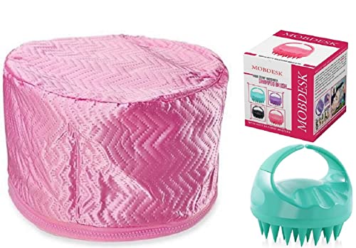 Spa Cap and Green Brush