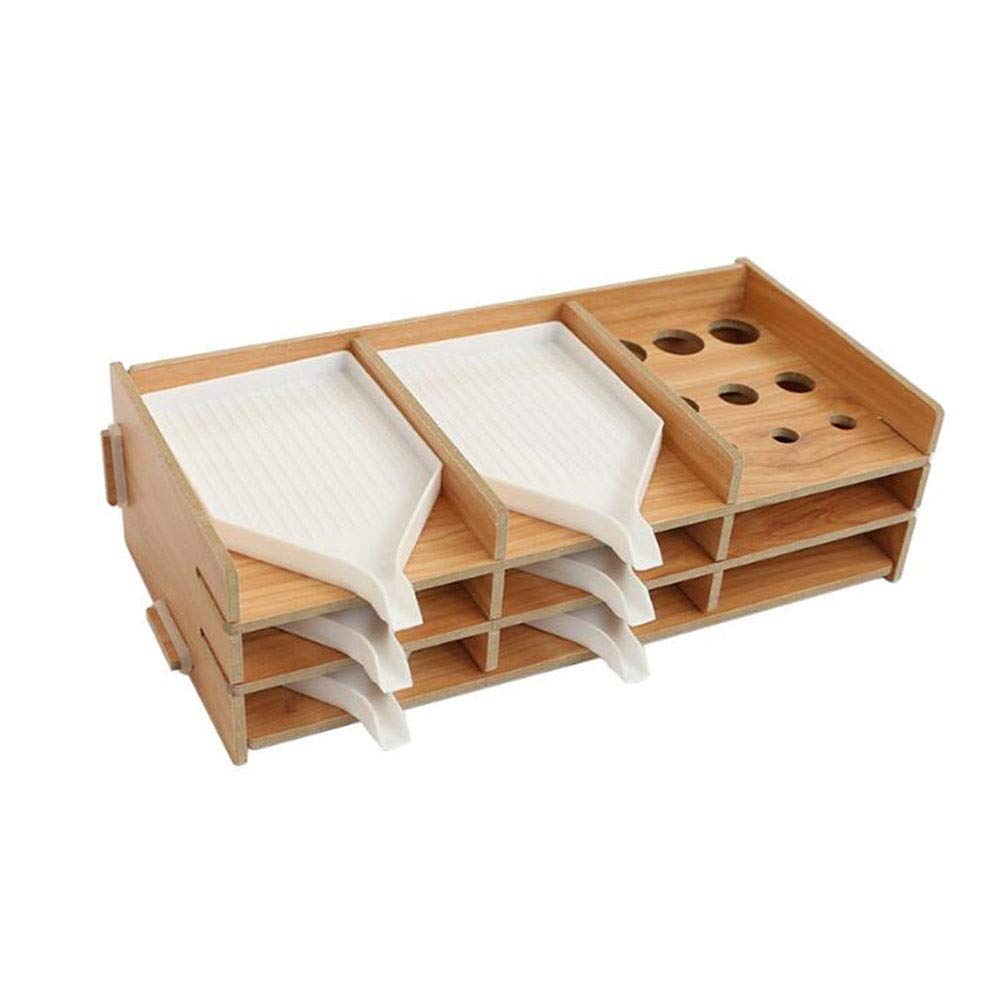 Diamond Painting Tray Organizer - 9 Grid Wooden Bead Storage for Crafts & DIY