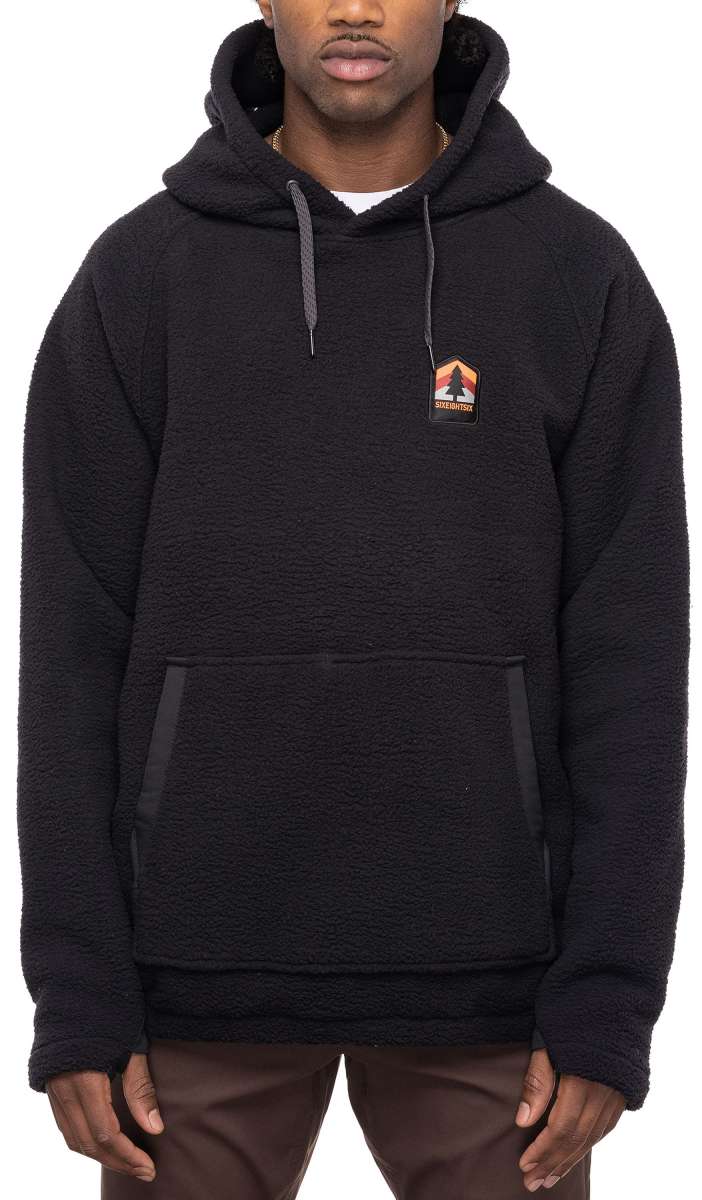 686 Buttermilk Sherpa Fleece Hoodie for Men & Women - Cozy Winter Pullover with Warm Sherpa Lining 2023 - Perfect for Skiing, Hiking & Outdoor Adventures