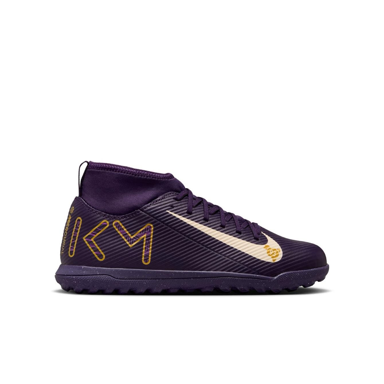 Nike Jr. Mercurial Superfly 10 Club Kylian Mbappé TF Soccer Cleats for Kids - Lightweight Football Shoes with Synthetic Leather for Indoor & Outdoor Training, Matches and Street Soccer