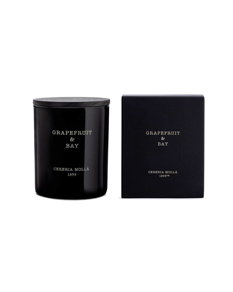 Grapefruit & Bay Scented Candle Set - Natural Soy Wax, Aromatherapy for Relaxation & Stress Relief - Perfect for Home, Office, Spa & Meditation Spaces