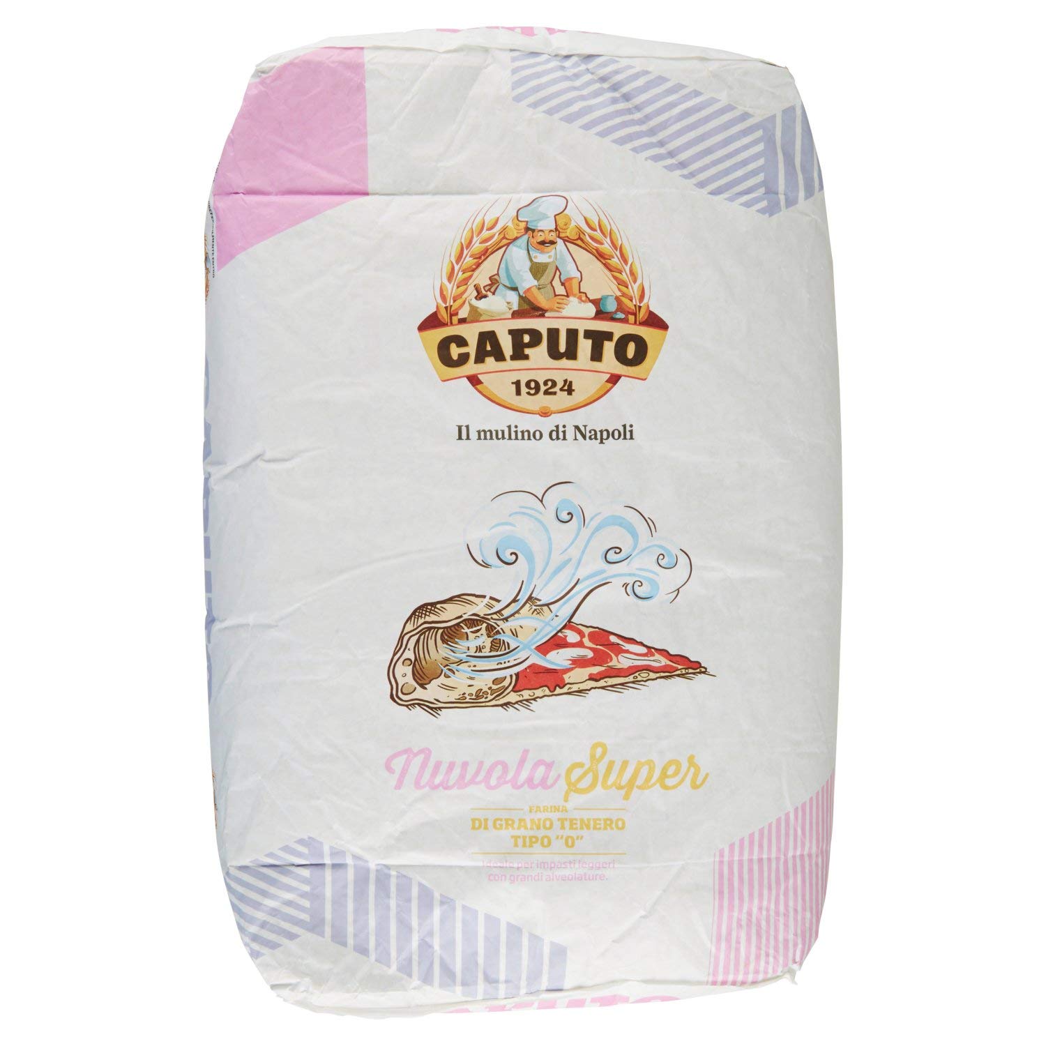 Molino Caputo Nuvola Super Type '0' Pizza Flour - 55 Lb Bag | Professional Grade Italian Flour for Authentic Neapolitan Pizza, Bread & Pasta | Perfect for Pizzerias, Bakeries & Home Chefs